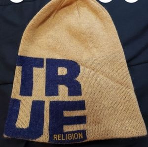 TRUE RELIGION WINTER HAT WORN ONCE